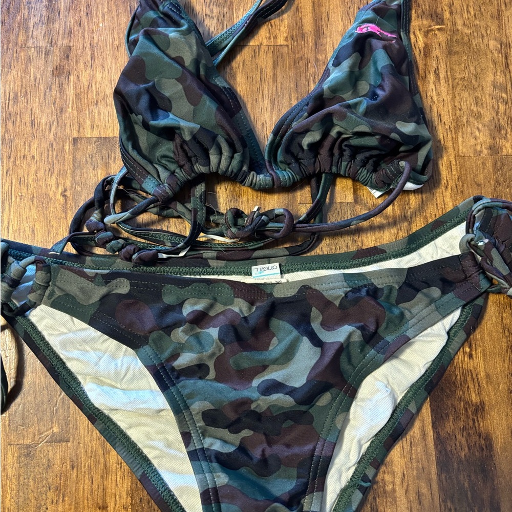 Triangle Camo Bikini Set